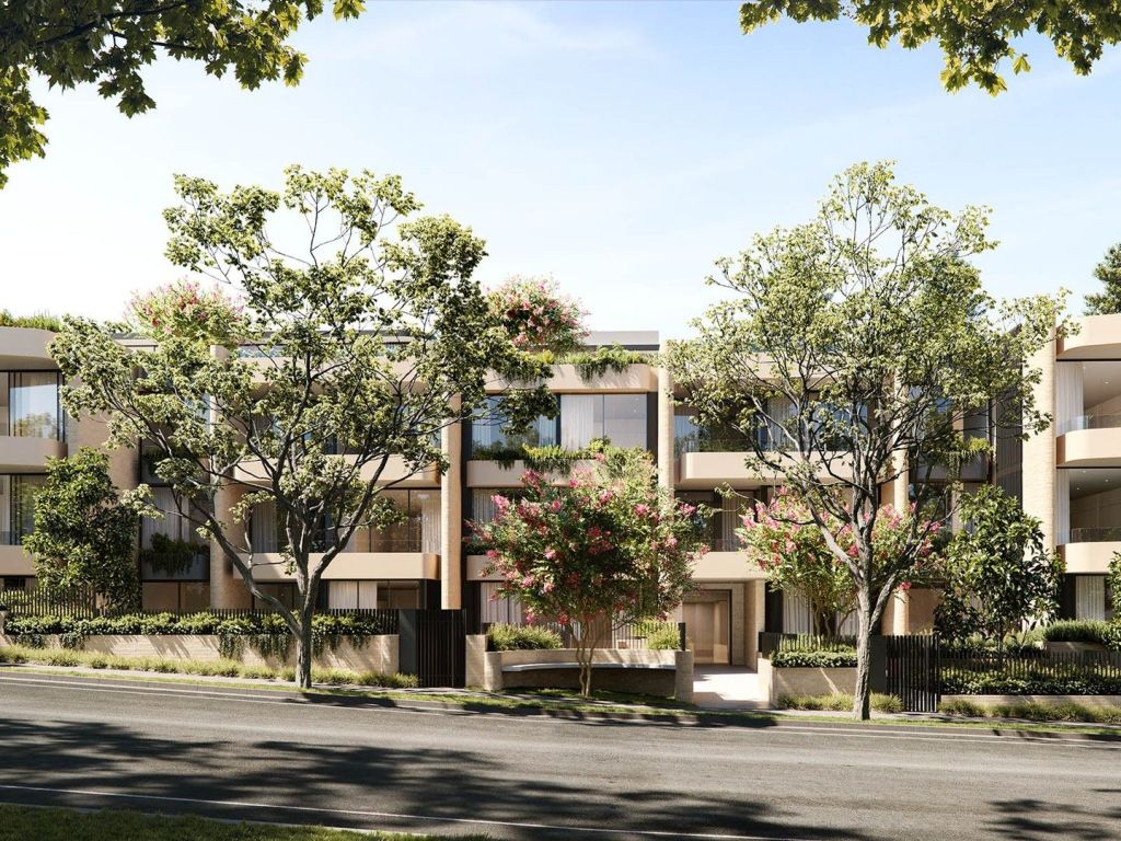 An artist's impression of Koyo, a new residential development in Crows Nest.