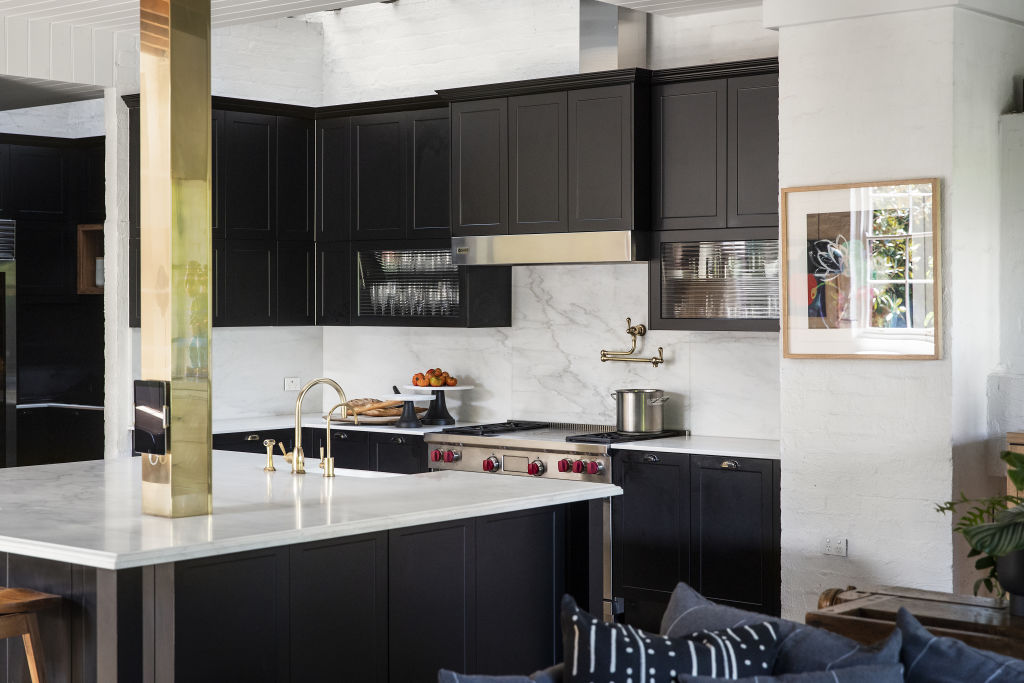 Their heritage-industrial-style makeover of the home was not to be rushed. Photo: Charlie Kinross