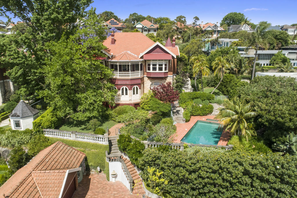 The heritage-listed Stonehenge residence in Mosman is set on more than 2000 square metres.