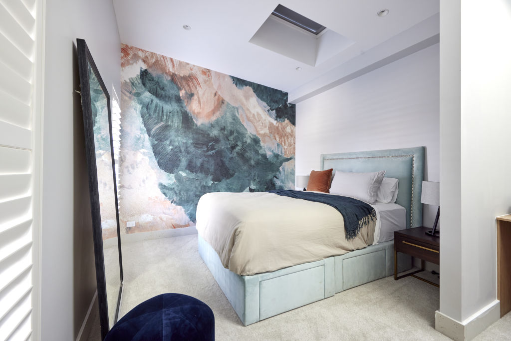 The twins made their bedroom space larger, and added a bed. Photo: Channel Nine