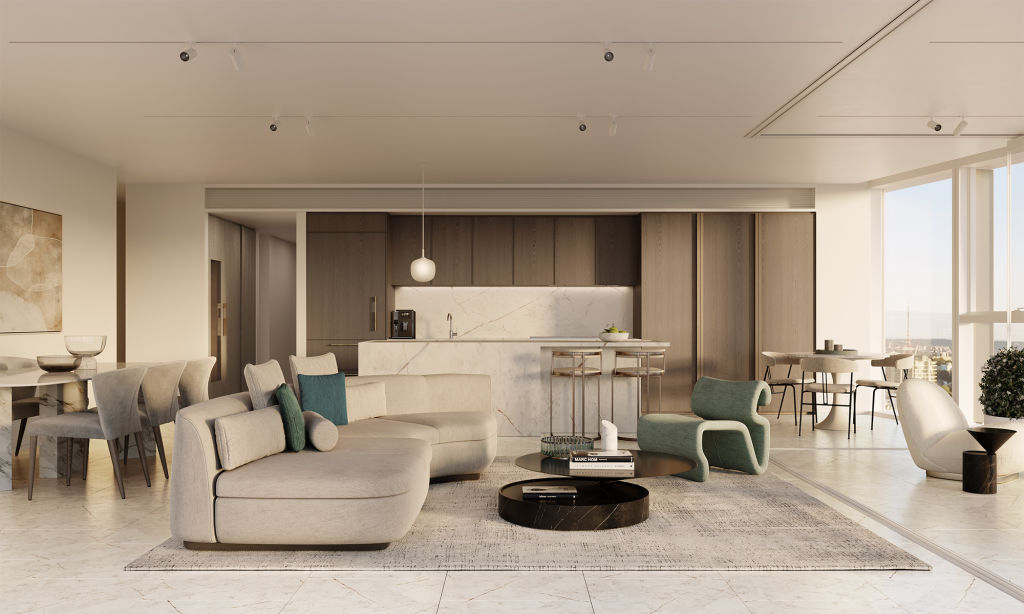 Each apartment will enjoy an extensive amount of space. Photo: Supplied