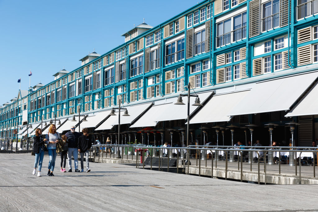 Finger Wharf is home to some of Woolloomooloo's most popular bars and restaurants. Photo: Steven Woodburn