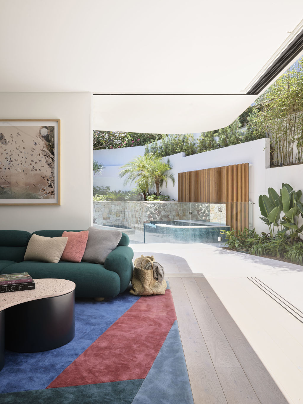 The home's younger spaces are bright and happy. Photo: Anson Smart
