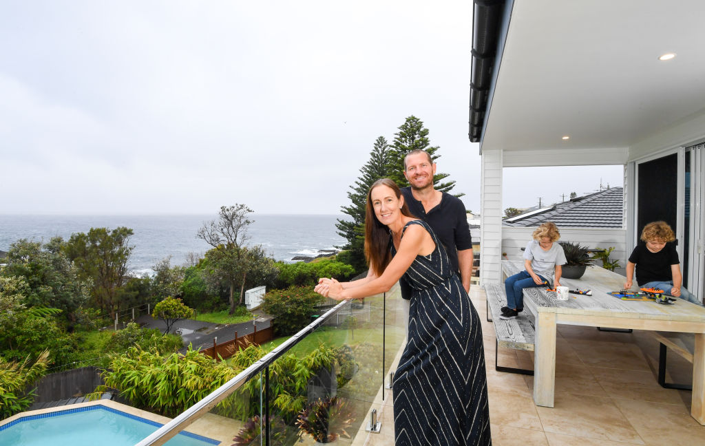 Rob and Sarah Critoph are selling their waterfront home in Kiama just six years after they built it. Photo: Peter Rae