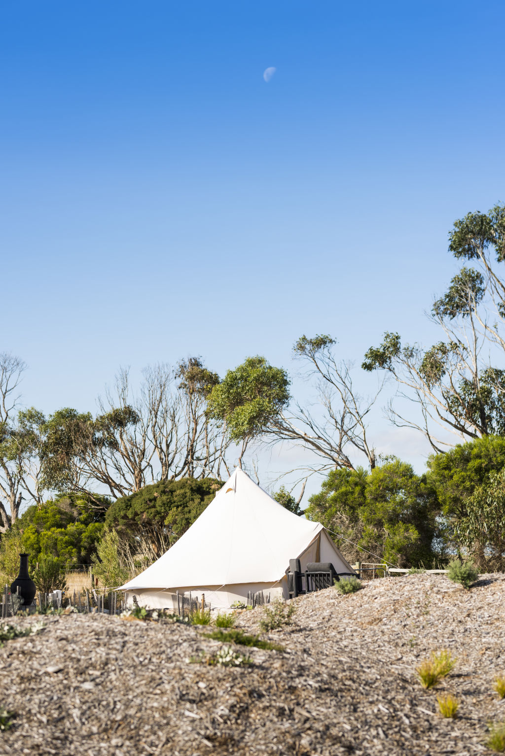 Popular with holiday makers is The Inverloch Camping Co, for stays right on the beach.  Photo: Rob Blackburn