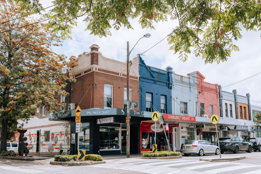 Rozelle's boutique and locally owned shops located on Darling Street. Photo: Vaida Savickaite