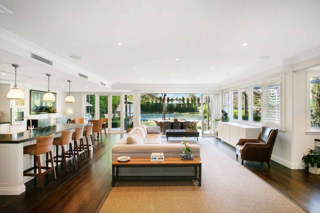 The renovation added an open-plan living zone. Photo: McGrath