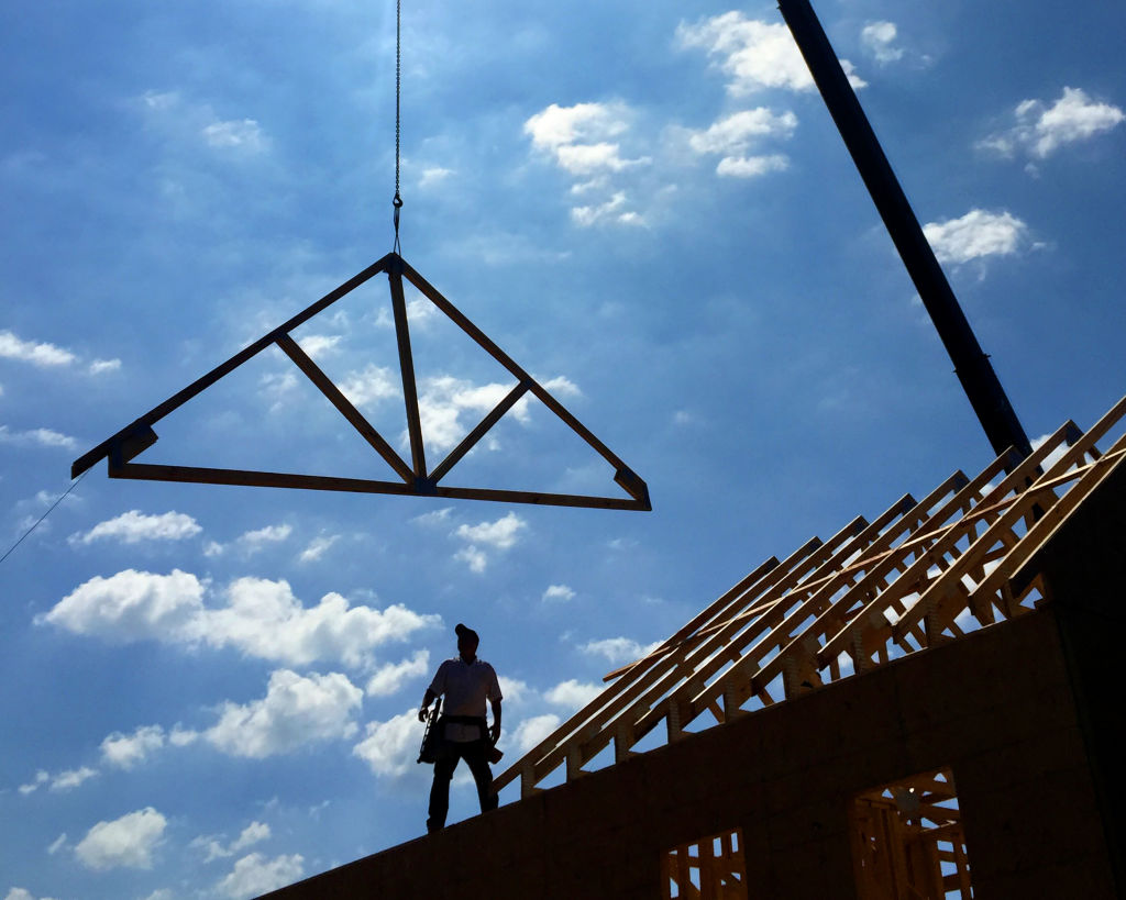 Materials like steel have been used to make up the timber shortfall.  Photo: Getty