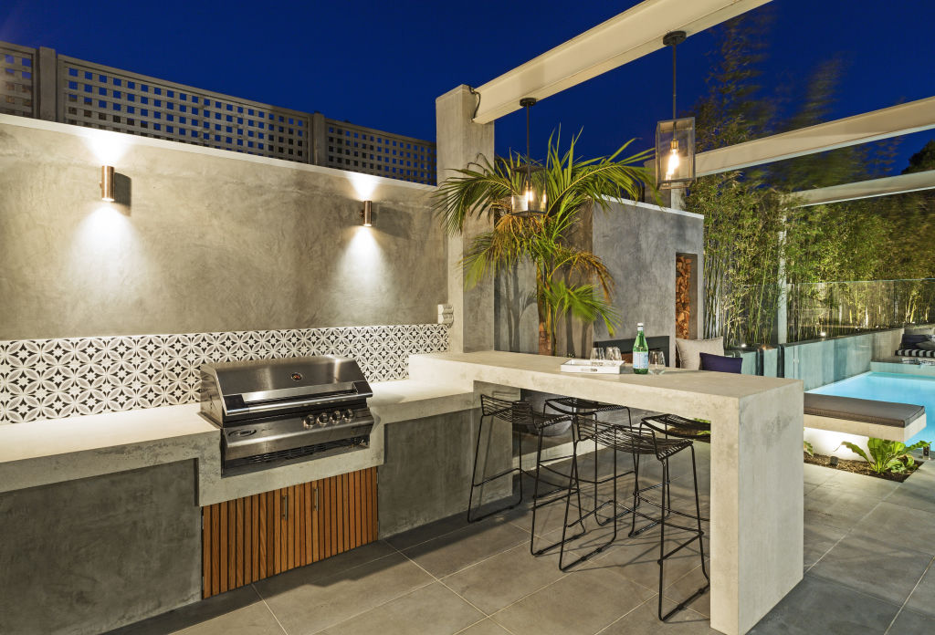 The ultimate dining space, under the stars, by Franklin Landscape & Design. Photo: Supplied