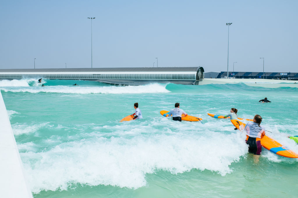 artificial surf lagoons as a wonderful way to break down the barriers to surfing for many people.
