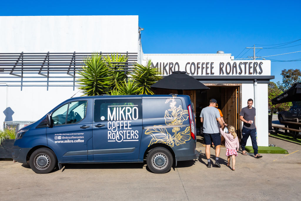 There a boutique businesses peppered throughout the town like Mikro Coffee Roasters.  Photo: Greg Briggs