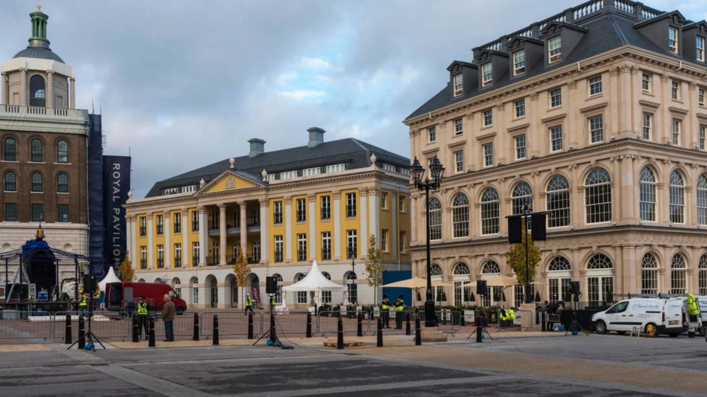 Poundbury has attracted scathing reviews from the moment construction began in 1993. Credit: ALAMY