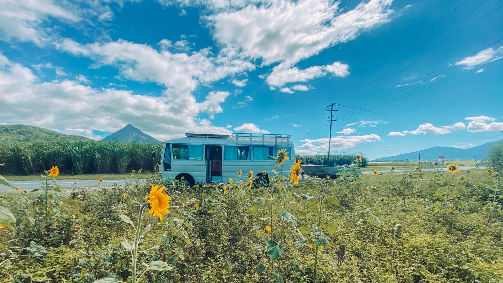 The couple who transformed an old school bus into a tiny home