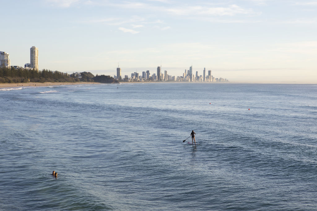 Burleigh Heads' village atmosphere just south of the city has made it popular for new residents. Photo: Marc Llewellyn