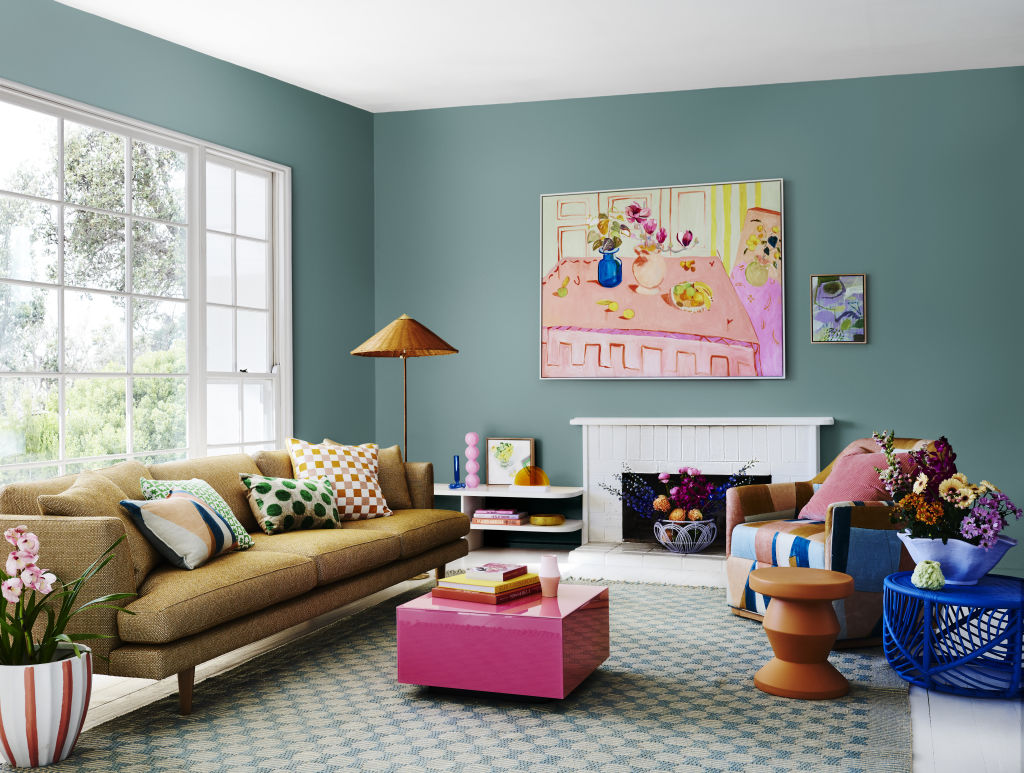 Dulux's  Wonder pastel palette represents hope after the pandemic uprooted the global community. Photo: Lisa Cohen / Styling: Bree Leech