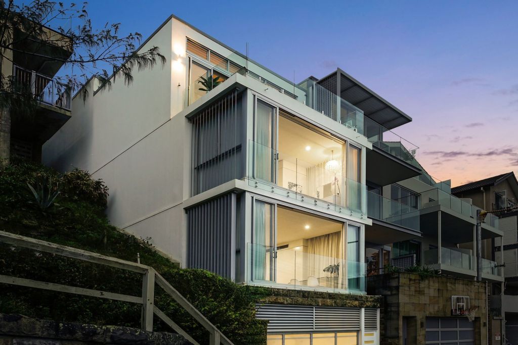 The property is perched high on a 284-square-metre block. Photo: Supplied