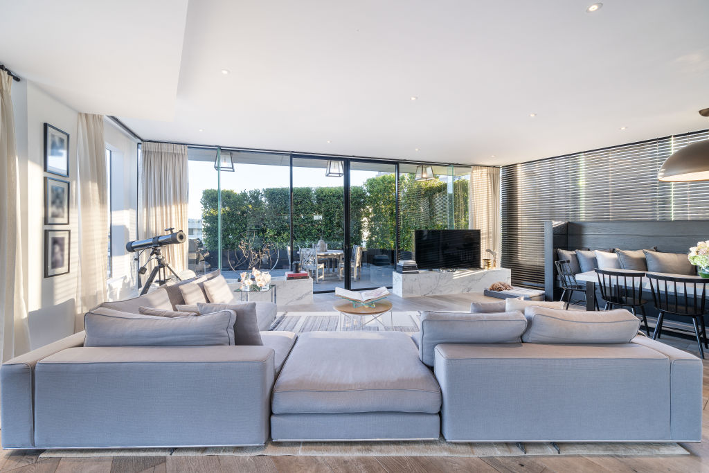 The living area with a more private outlook. Photo: Kay &amp; Burton