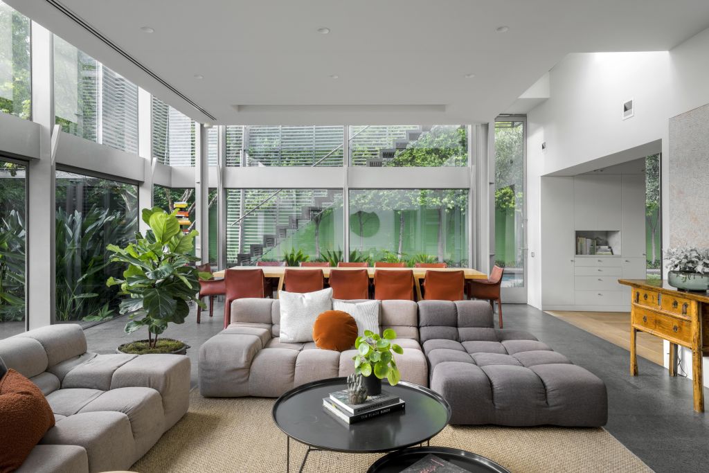 Inside is a completely different style and vibe to the historic exterior. Photo: Kay &amp; Burton