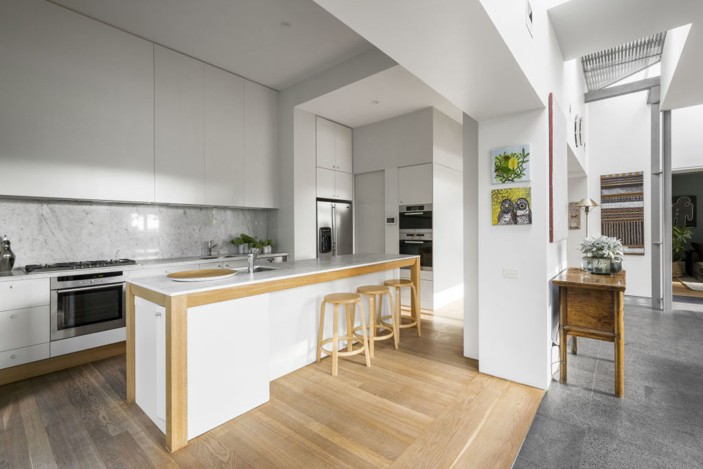 The fresh and bright kitchen. Photo: Kay &amp; Burton