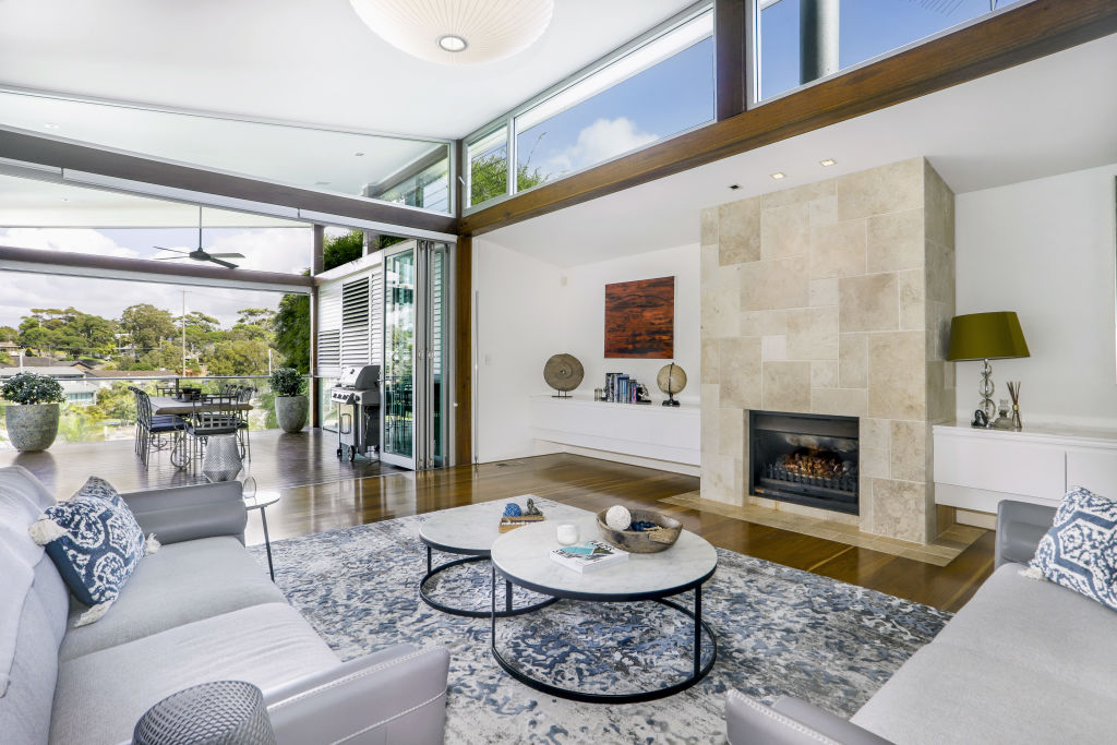With architecturally-designed finishes, the home has plenty of living spaces that take advantage of its views. Photo: Supplied
