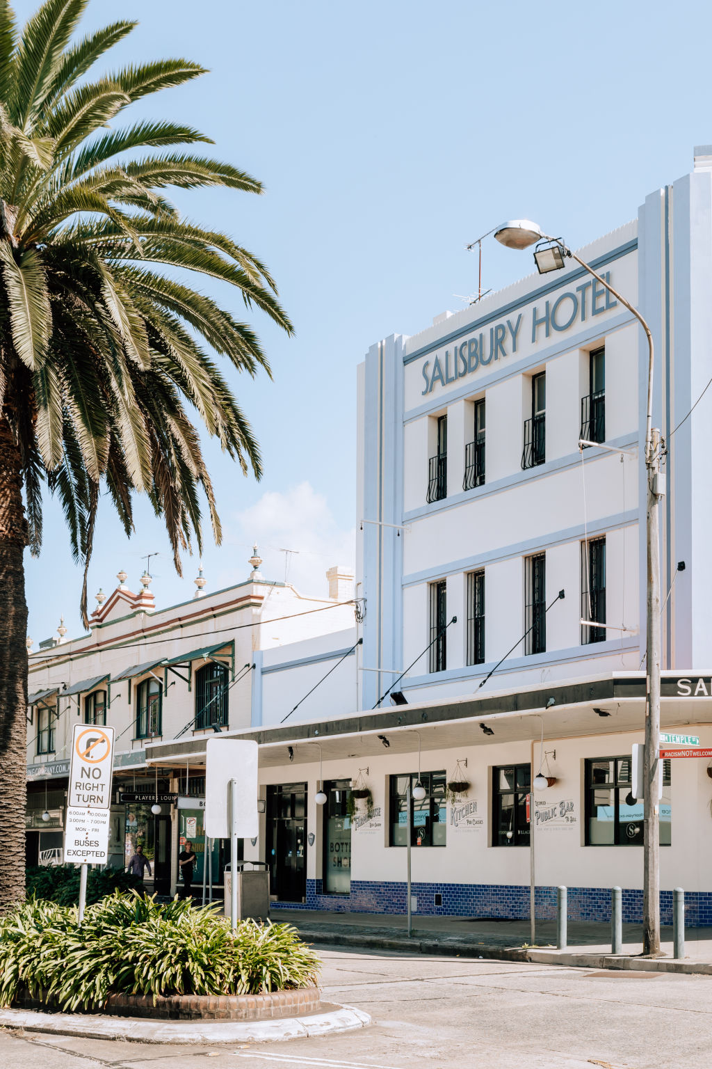 The recently renovated Salisbury Hotel has been a welcome facelift for the Percival Road shopping strip. Photo: Vaida Savickaite