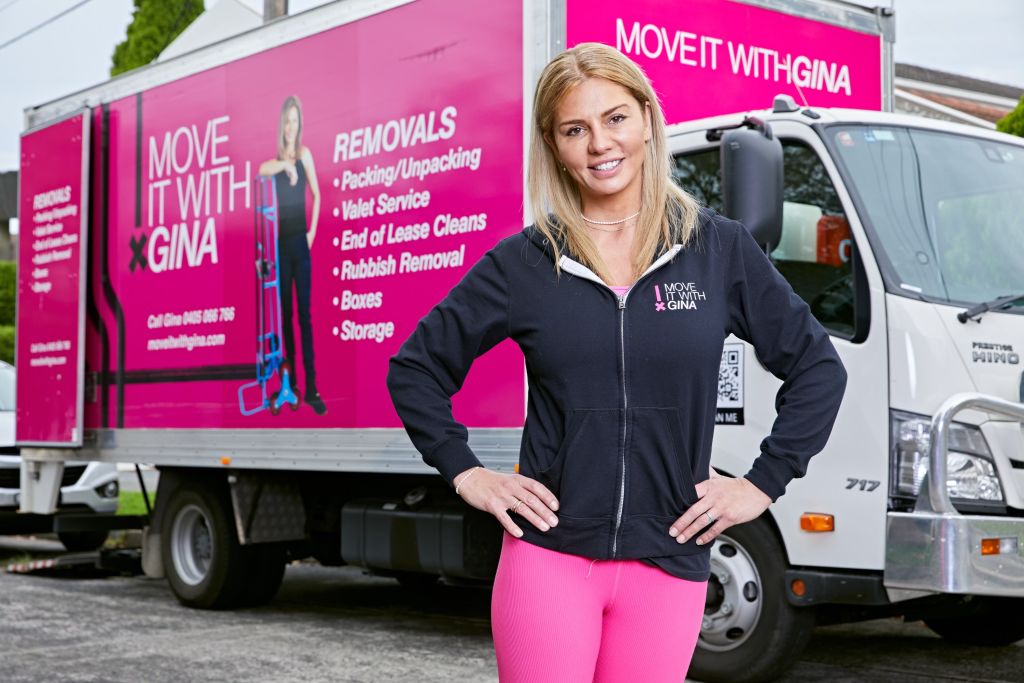 Tsigaris belongs to a very small pool of women-run removalist companies in a male-dominated industry.  Photo: Supplied