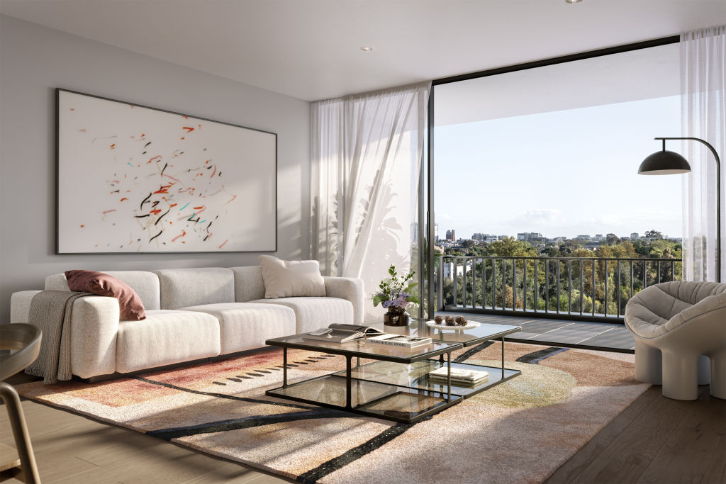 The living spaces have been generously proportioned in each home. Photo: Supplied