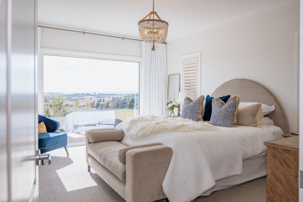There is a real calming feel throughout the home's spaces. Photo: Marianna Kruger
