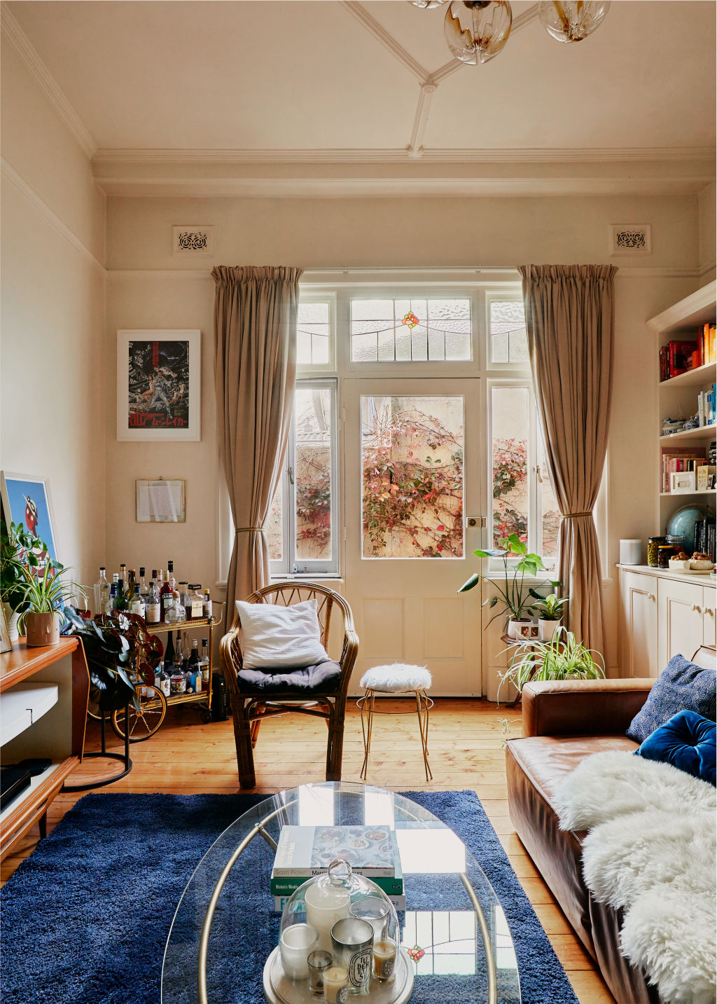 The bright and happpy lounge room. Photo: Amelia Stanwix Photography