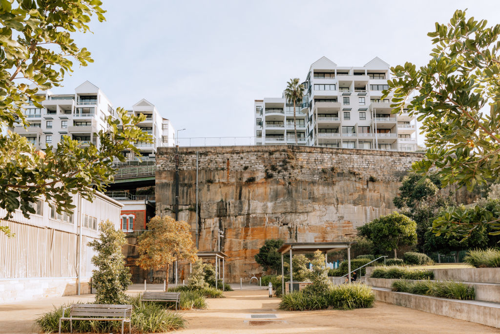 North Sydney's parks and amenities are drawcards for new residents. Photo: Vaida Savickaite