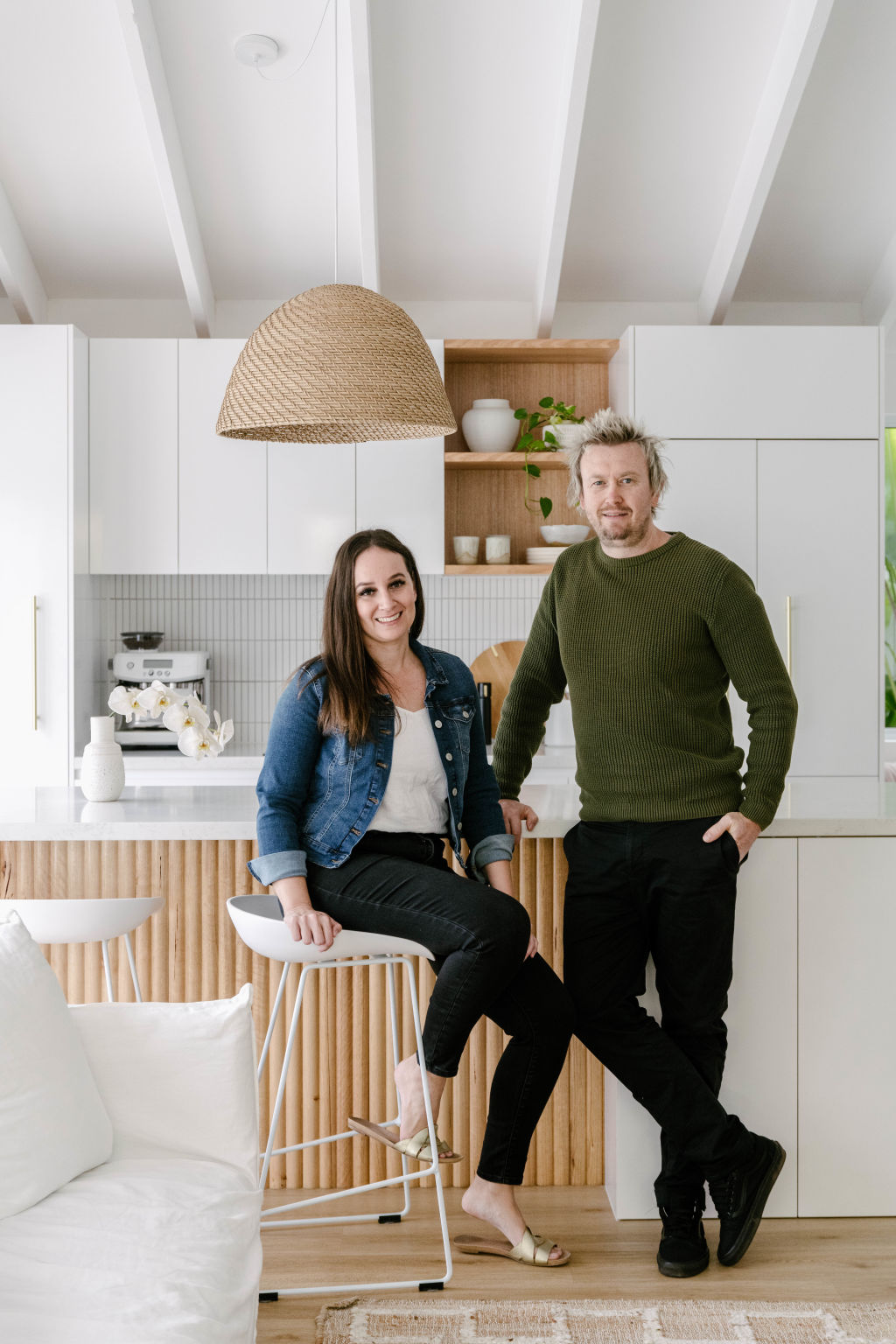 Loni Parker and Mark Zeidler tackled their first renovation project at 19 Pearl Street. Photo: Hannah Puechmarin