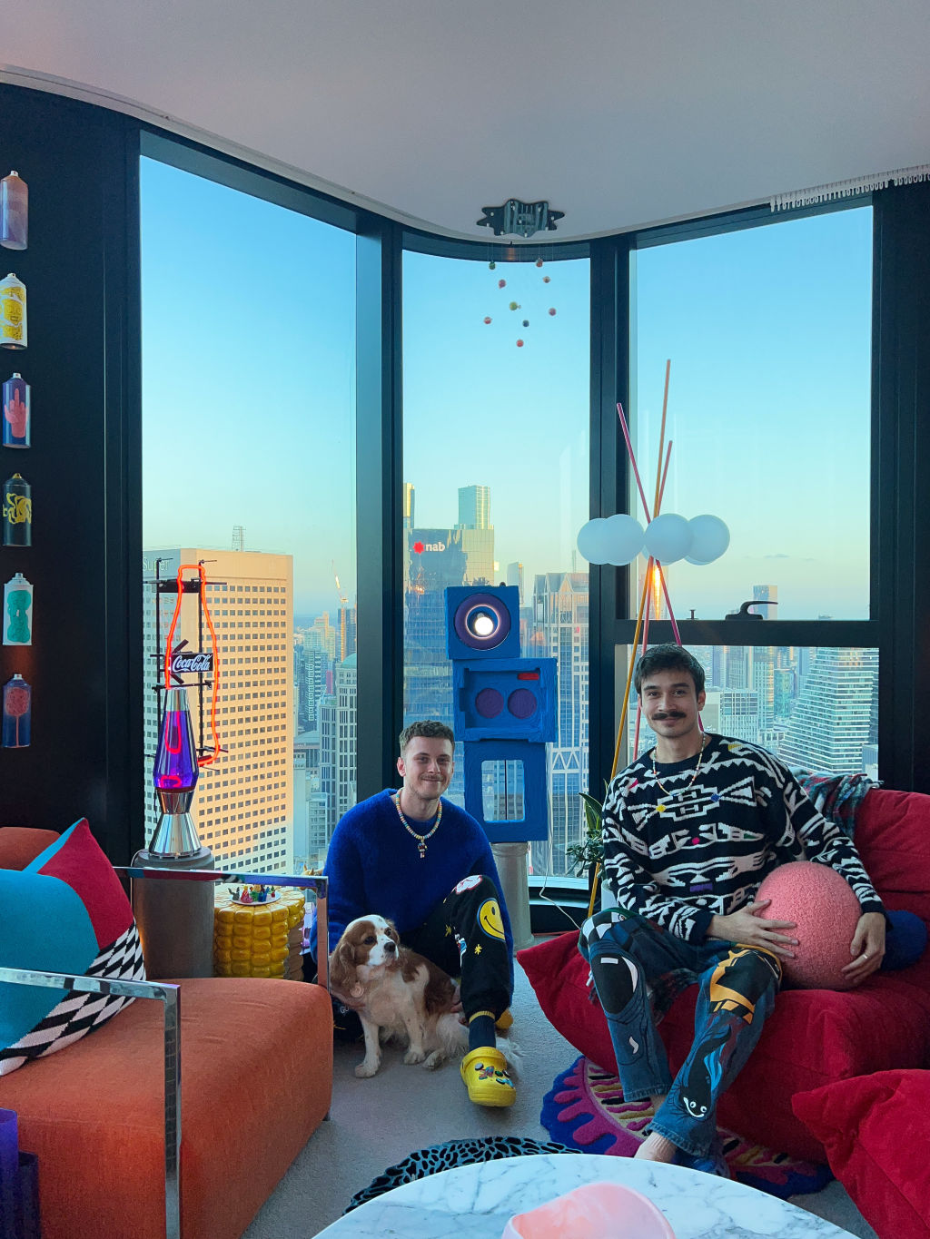 The creative duo have taken the TikTok world by storm with their love for maximalism. Photo: @joshandmattdesign