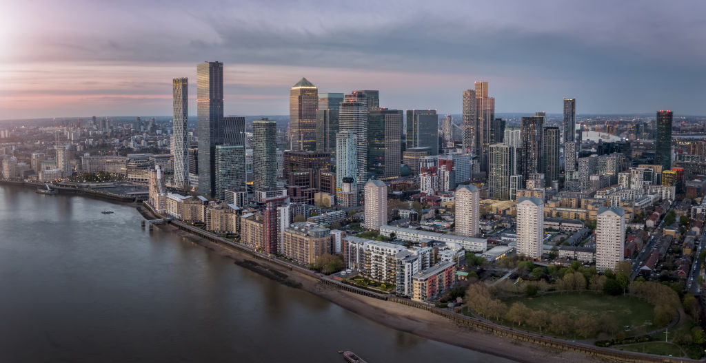 Canary Wharf is unrecognisable today, home to many major tech and financial companies. Photo: iStock