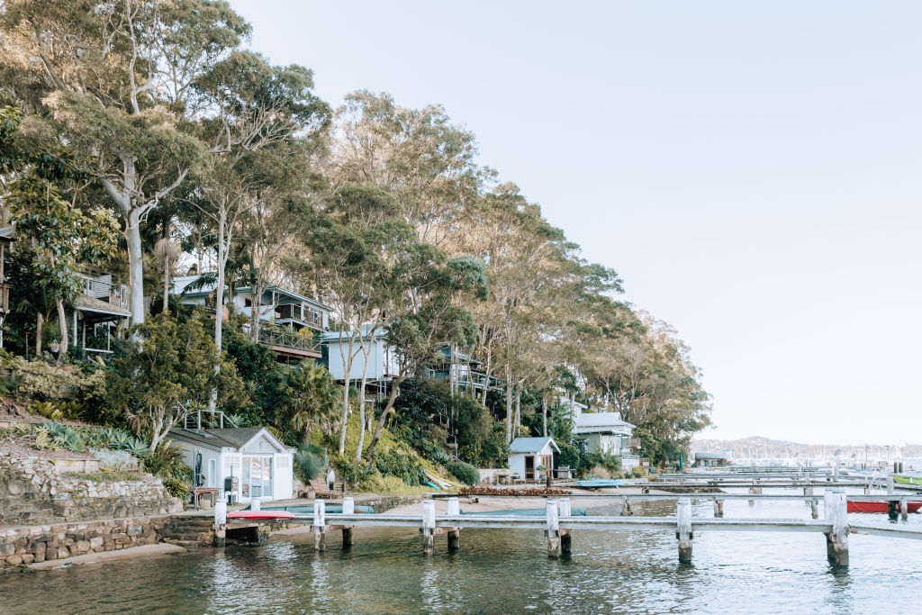 Scotland Island is a five-minute boat ride from the northern beaches suburb of Church Point. Photo: Vaida Savickaite