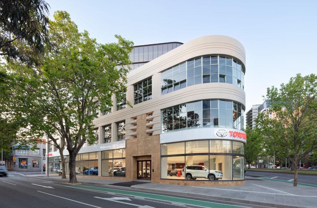 Historic automotive showroom preserved in Melbourne redevelopment