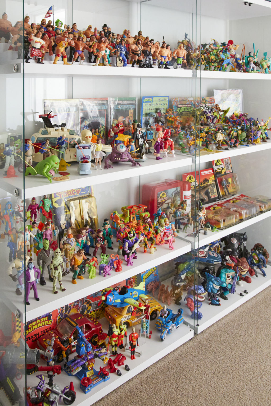The collector's passion for pop culture artefacts dates back to his childhood. Photo: Nicky Ryan