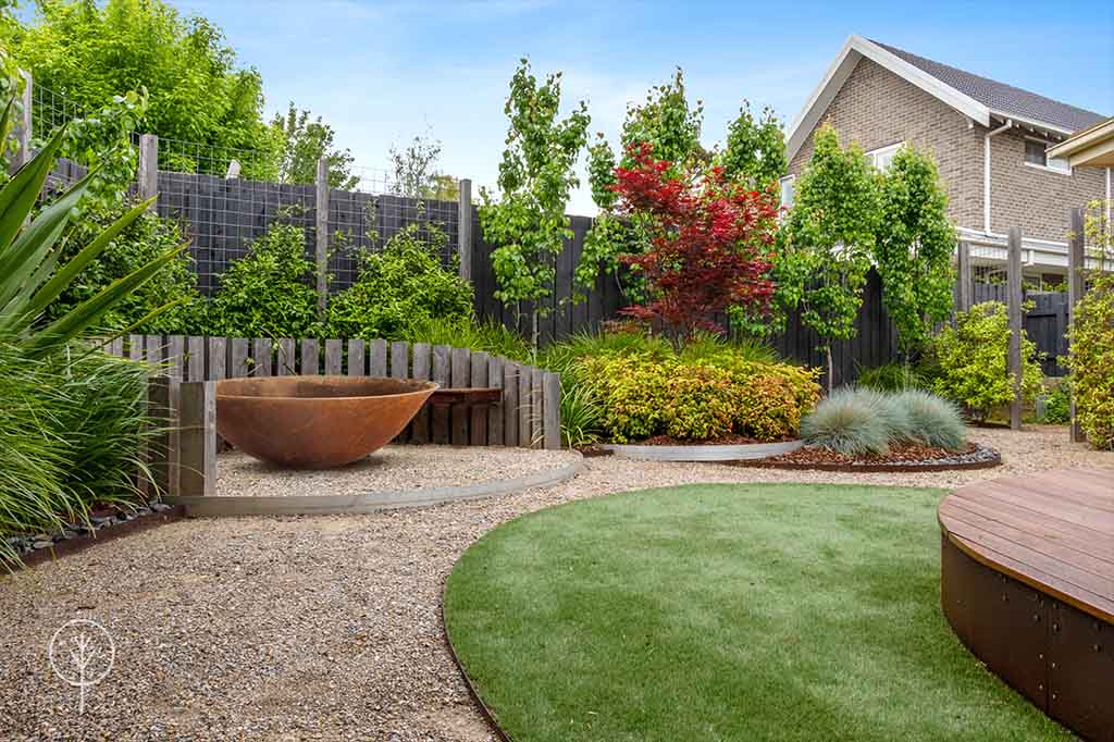 Landscape designer Ben Carter points out that, for homeowners on a tight budget, backyard renovations often revolve around priority tasks, like obscuring neighbouring properties or unsightly walls. Photo: Boodle Concepts.