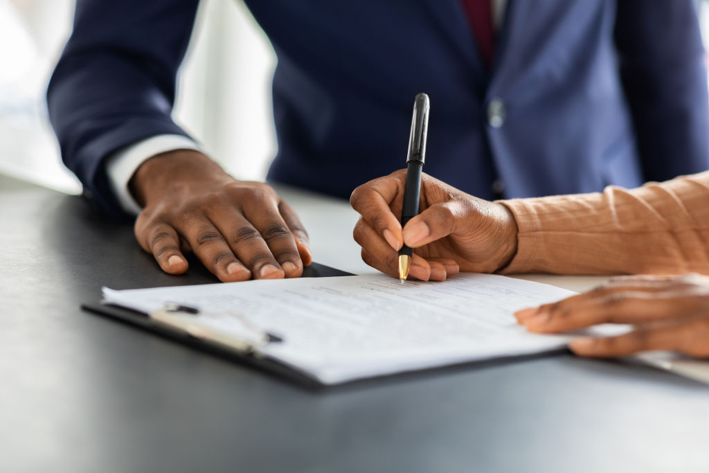 If you’re selling a property, you’ll need a conveyancer to draw up a contract of sale and prepare any other important paperwork before you can accept offers.  Photo: iStock