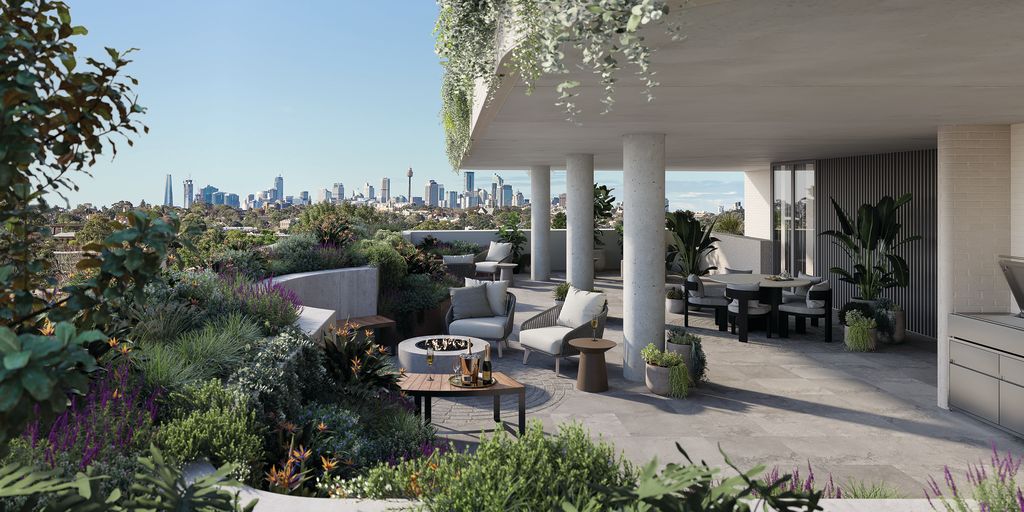 Residents will be able to enjoy the 200-square-metre communal garden area. Photo: Supplied