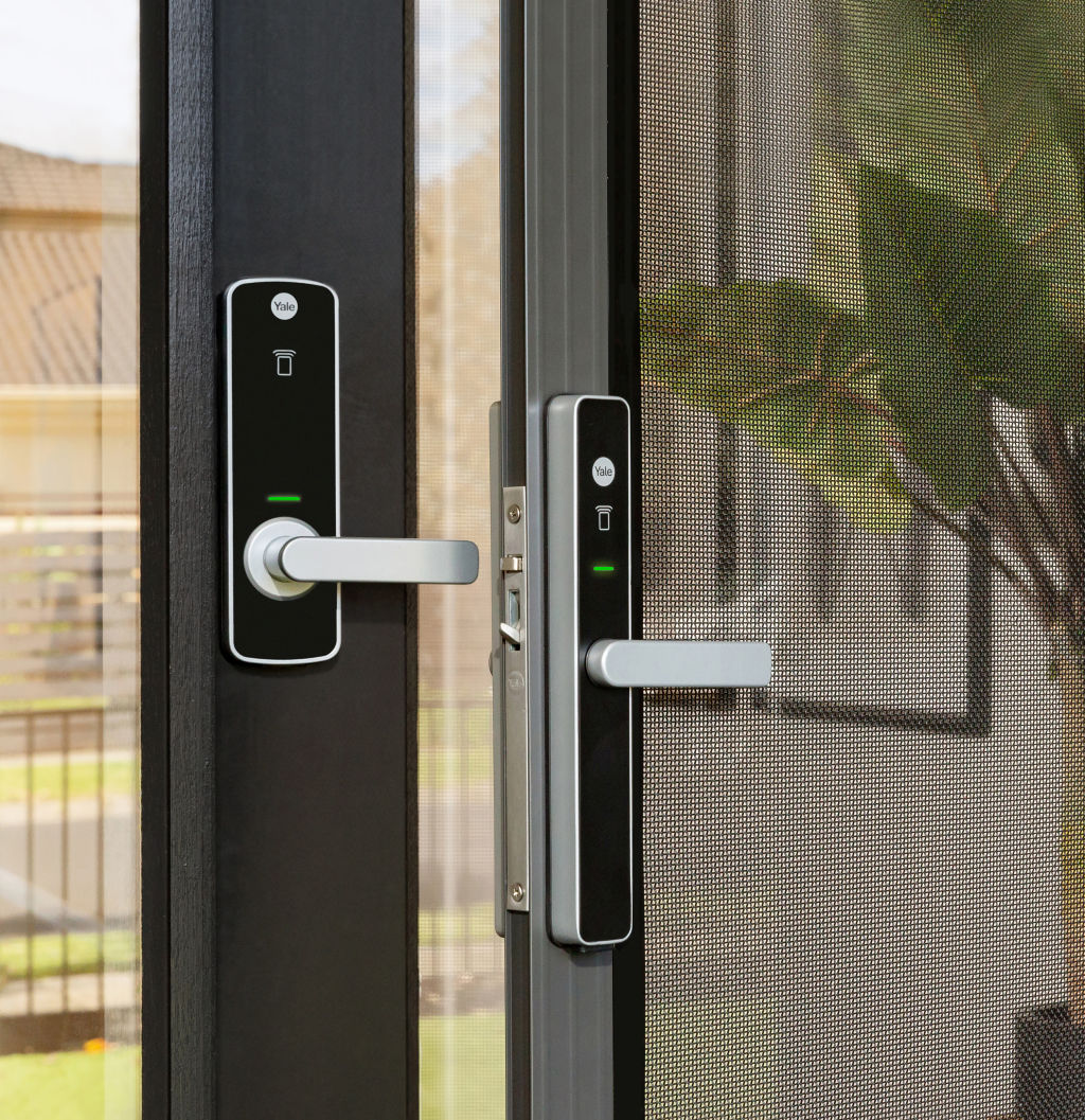 Smart locks help to maintain your home security from afar.  Photo: Supplied