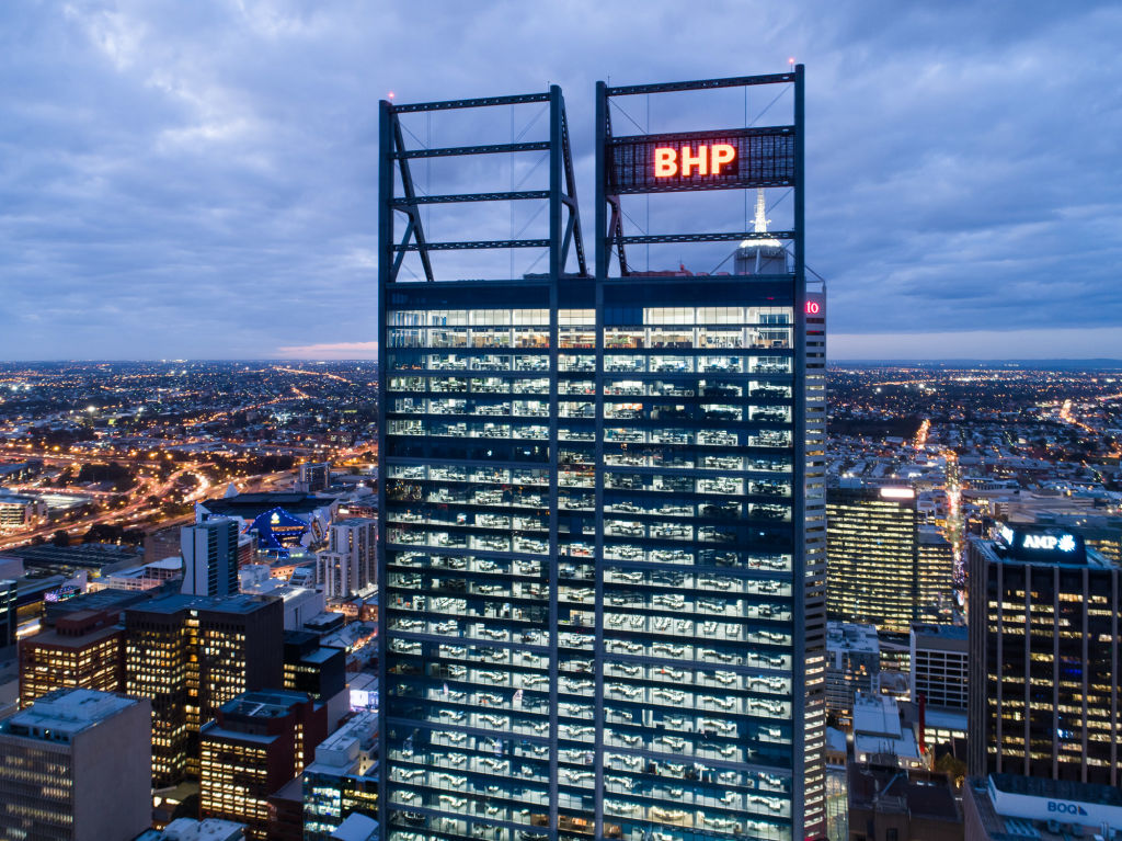BHP anchors itself into Perth's rising office market