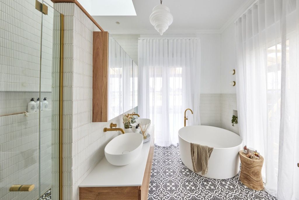 Omar and Oz's winning master ensuite. Photo: Supplied