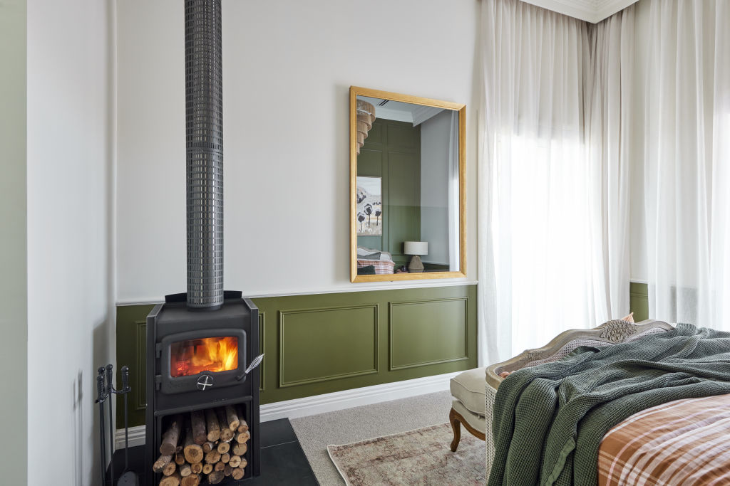 A fireplace is perfect for those chilly Gisborne winters. Photo: Nine