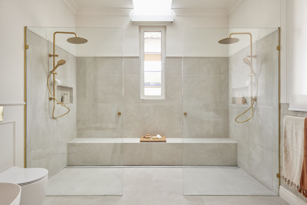 What's better than one shower? Two, of course. Photo: Nine