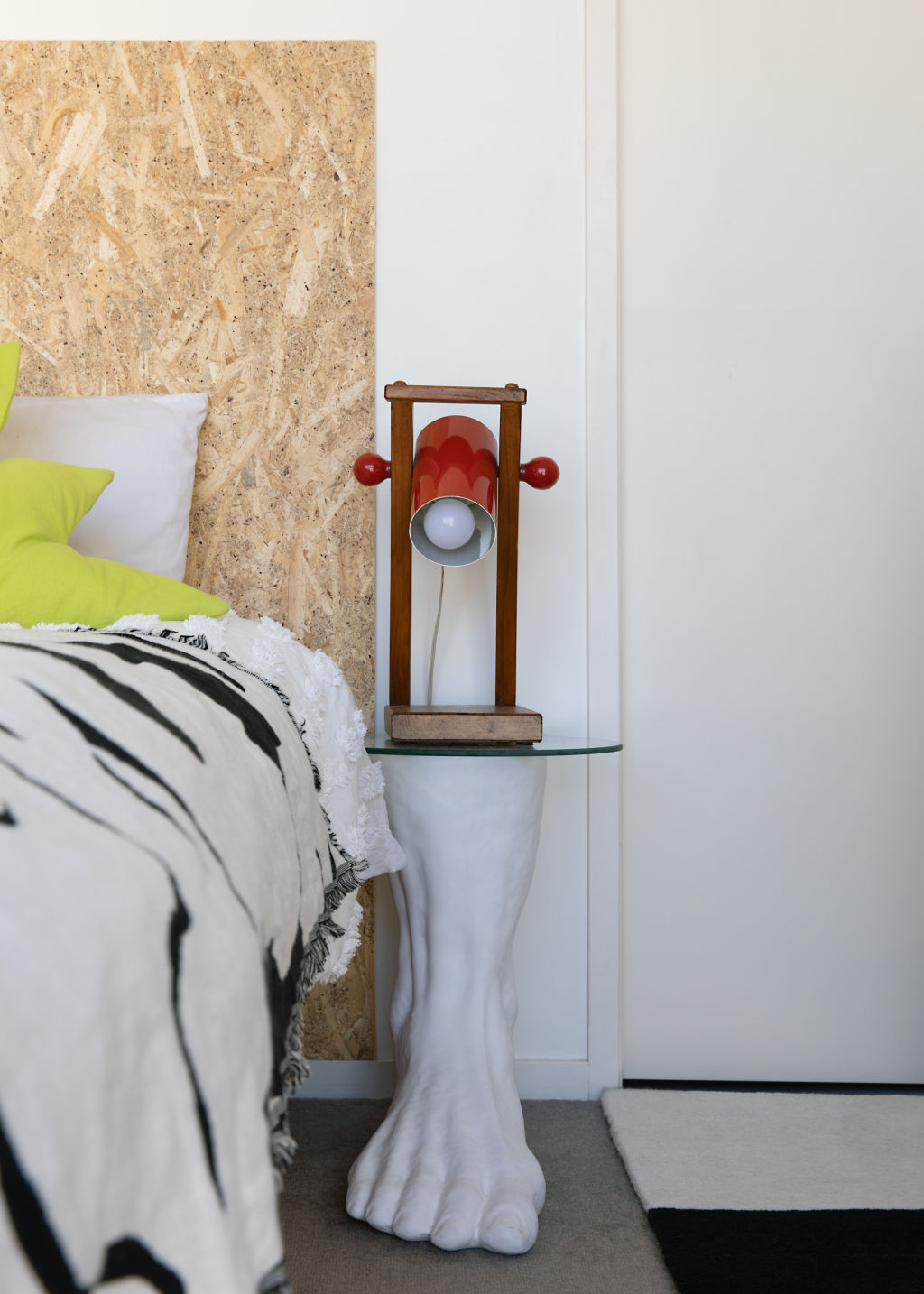 Wacky items throughout the home are reminiscent of a Nickelodeon set. Photo: Emma Byrnes