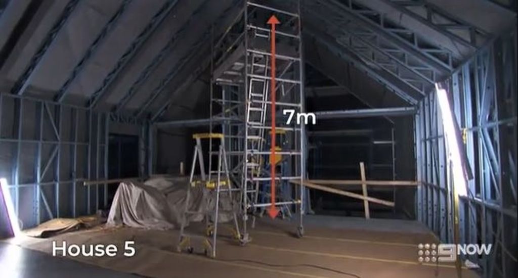 Ceiling heights range from six to seven metres high. Photo: Nine