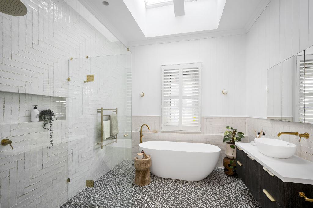 The layout of a bathroom is critical, says interior designer Sarah Nolen. Photo: Supplied