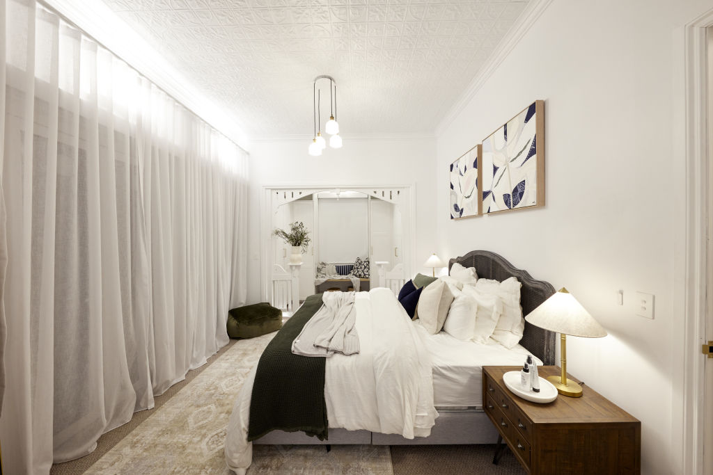 And the good news keeps coming when the judges look into Omar and Oz's redo room – the master bedroom. Photo: Nine