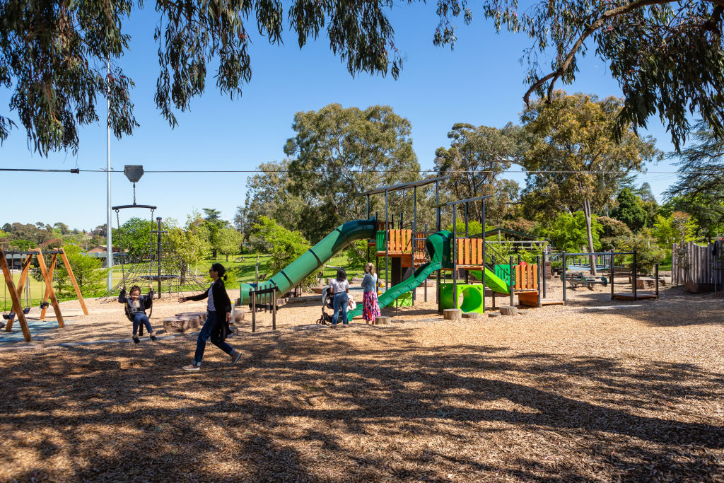 The suburb has plenty of green space for the family.  Photo: Greg Briggs