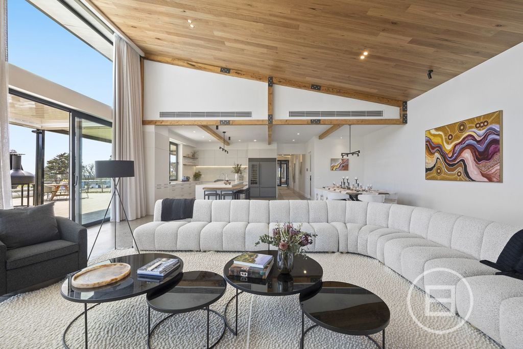 The floors and ceiling in House 2 are a masterstroke. Photo: WhiteFox